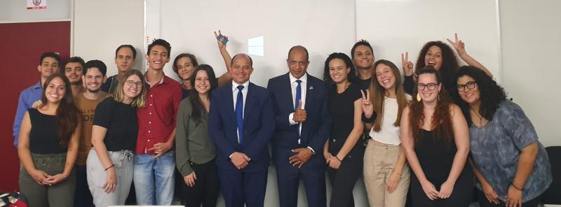 Presidente da ABTP ministra aula sobre o sistema portuário na UNICEUB