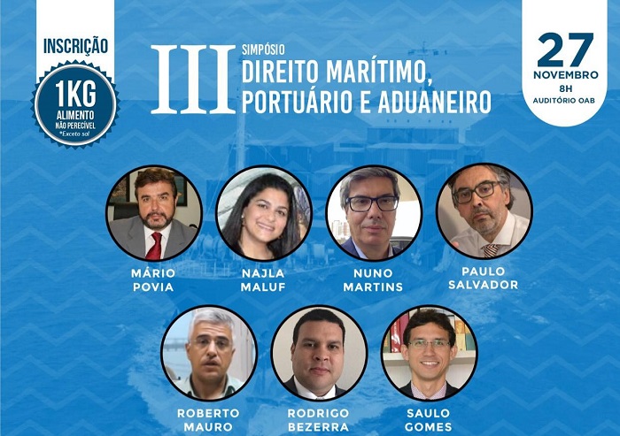 III Simpósio da Comissão de Direito Marítimo, Portuário e Aduaneiro da OAB Maranhão