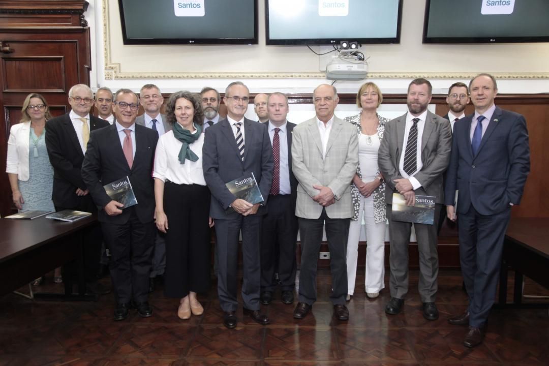 Representantes europeus visitam Santos em busca de novos negócios