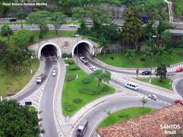 Pista de túnel será bloqueada em Santos