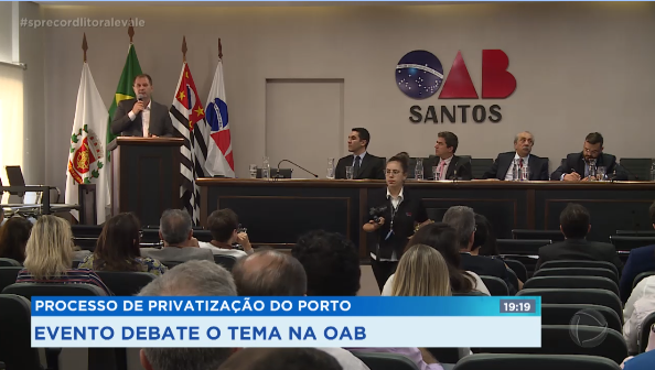 Evento na OAB/Santos debate sobre o Processo de privatização do porto