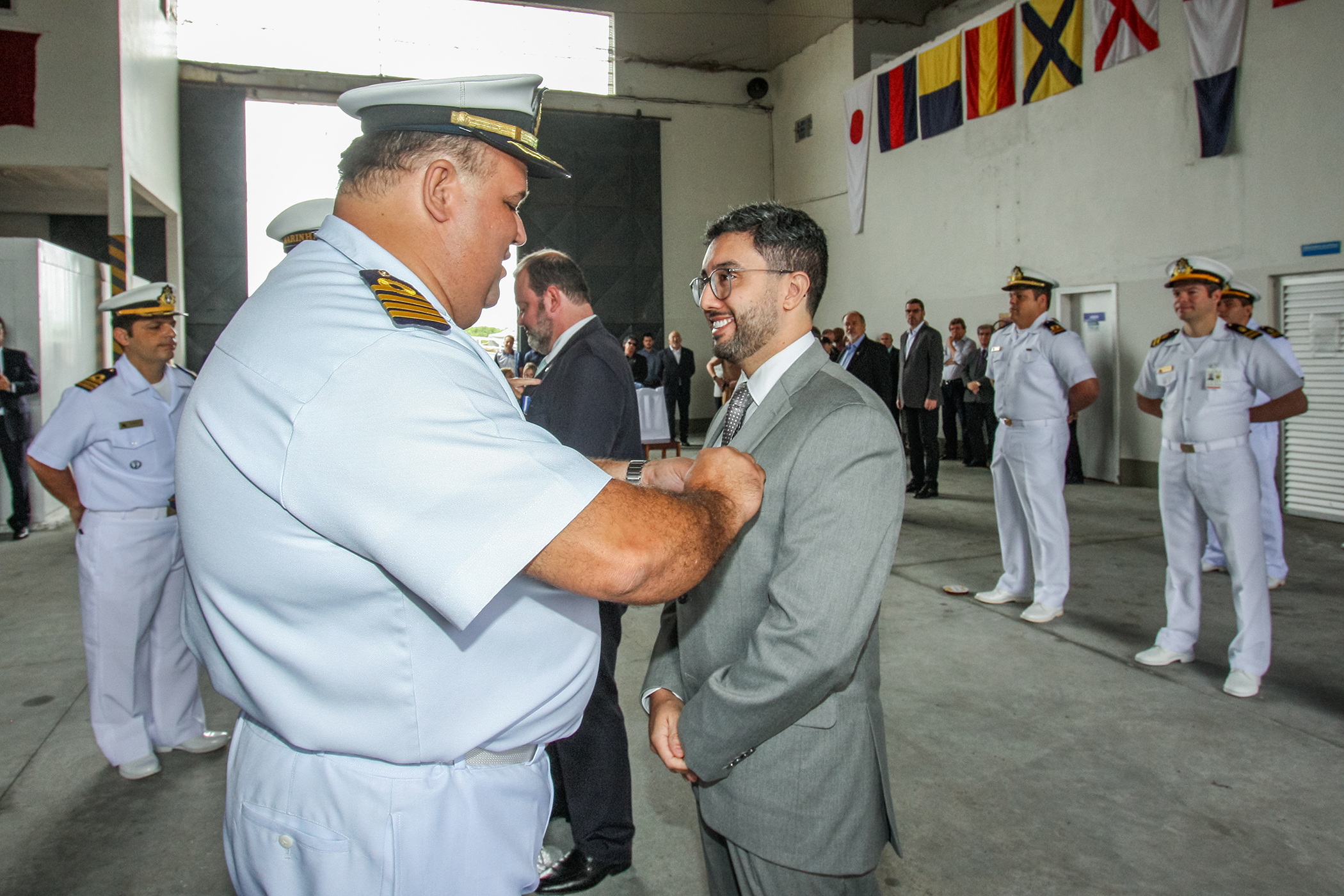 Presidente dos Portos é homenageado pela Marinha