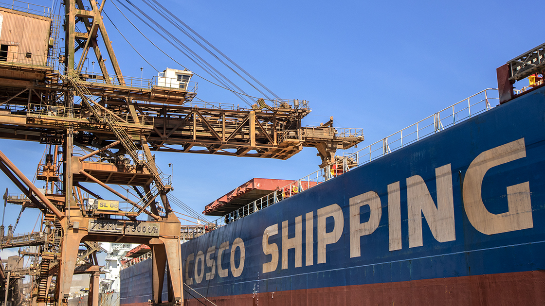 Porto faz novo embarque recorde de grãos em um único navio