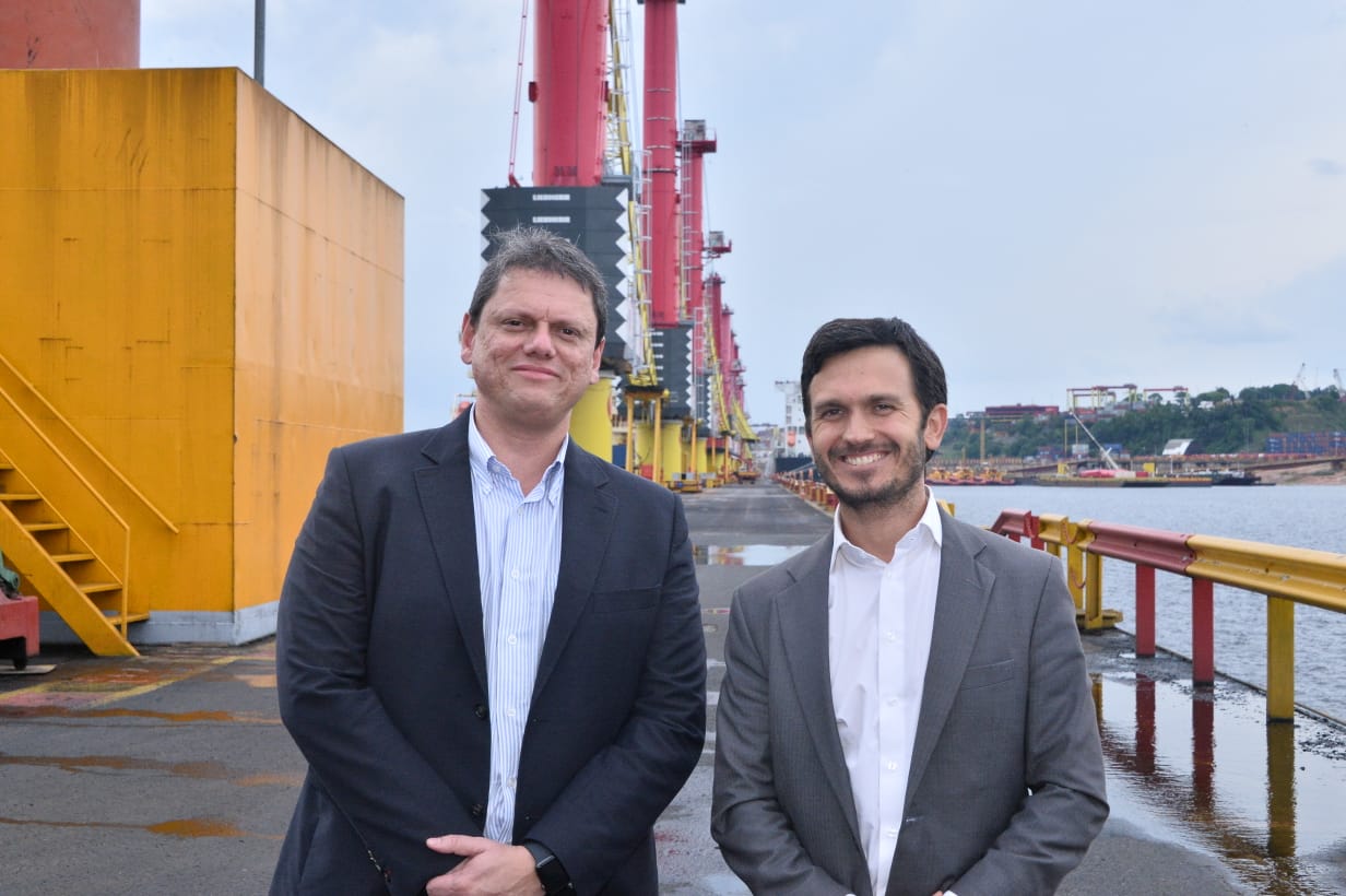 Tarcísio Gomes de Freitas participou da inauguração do navio Polaris, adquirido pelo grupo Log In. No evento, o ministro falou sobre a importância do BRdoMar, programa do Governo Federal para o incentivo à cabotagem