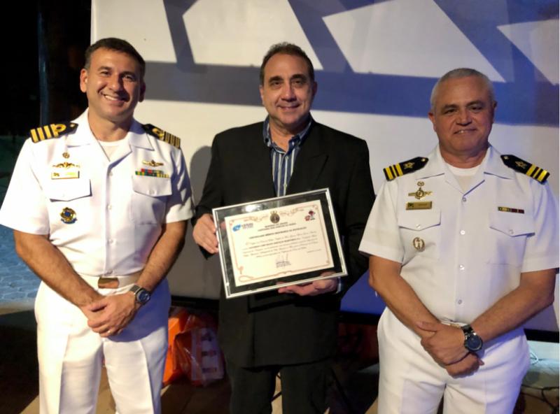 Wilson Sons Rebocadores recebeu um reconhecimento da Capitania dos Portos da Bahia durante a cerimônia de lançamento da campanha “Legal no Mar”