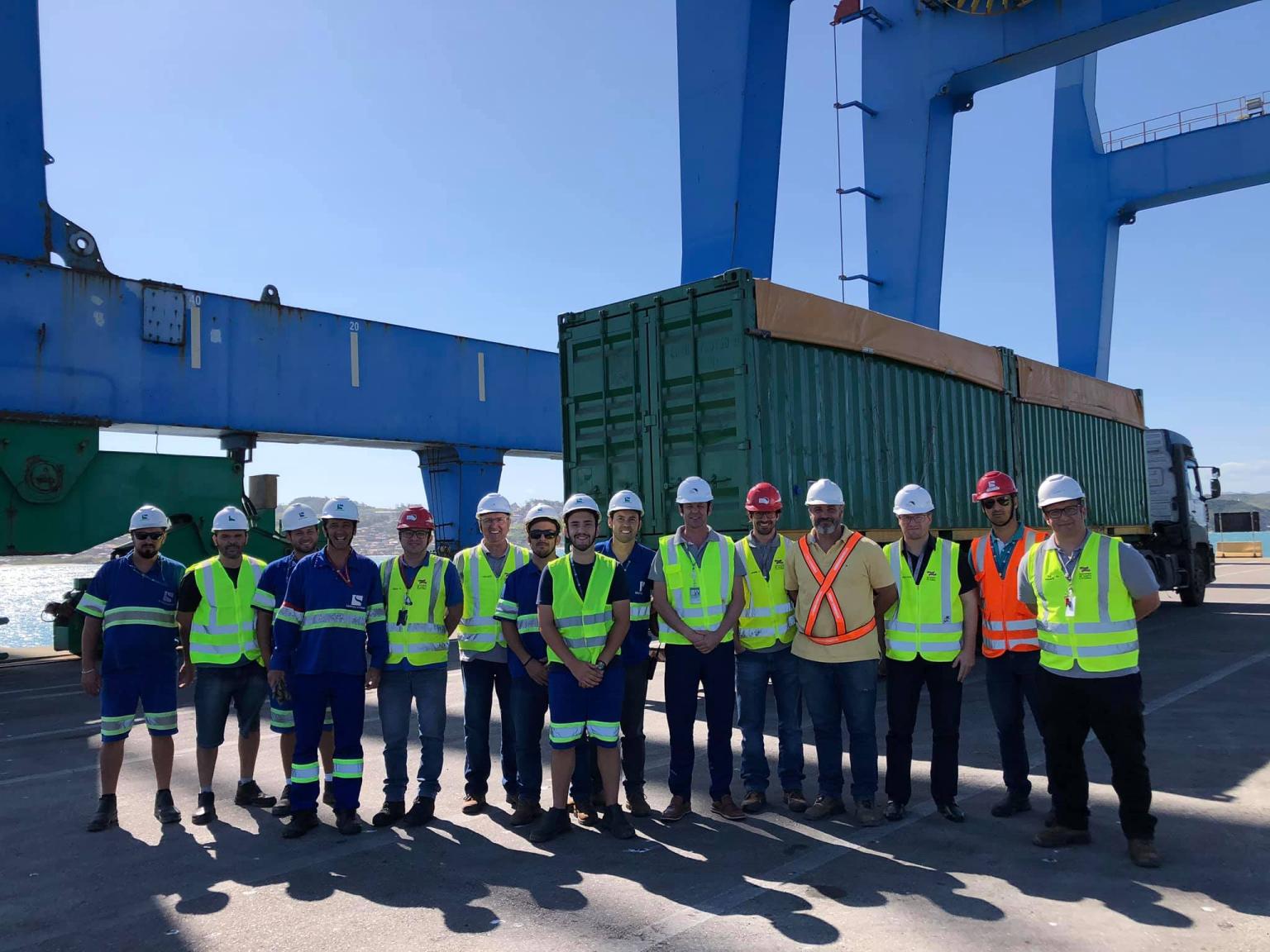 Na última semana, a Santos Brasil foi responsável por uma operação experimental, no Porto de Imbituba