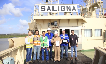 Porto do Itaqui recebe navio coreano em sua viagem inaugural