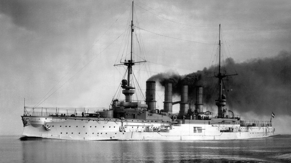 Navio alemão da 1ª Guerra é encontrado no mar das Malvinas 105 anos após ser afundado