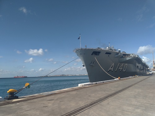 Porta-Helicópteros Multipropósito (PHM) Atlântico estará aberto à visitação pública no Porto de Salvador