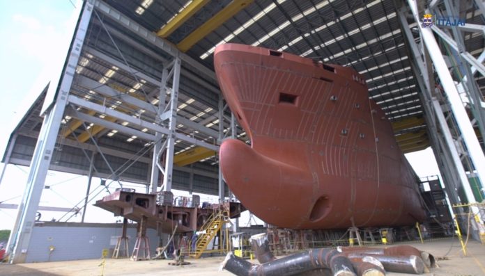 TCU libera a construção das corvetas da Marinha e estima gerar 8 mil vagas de emprego no estaleiro Oceana em Itajaí