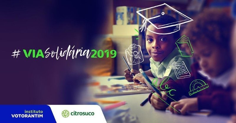 Citrosuco celebra o Dia do doar e solicita apoio para projetos de crianças e adolescentes