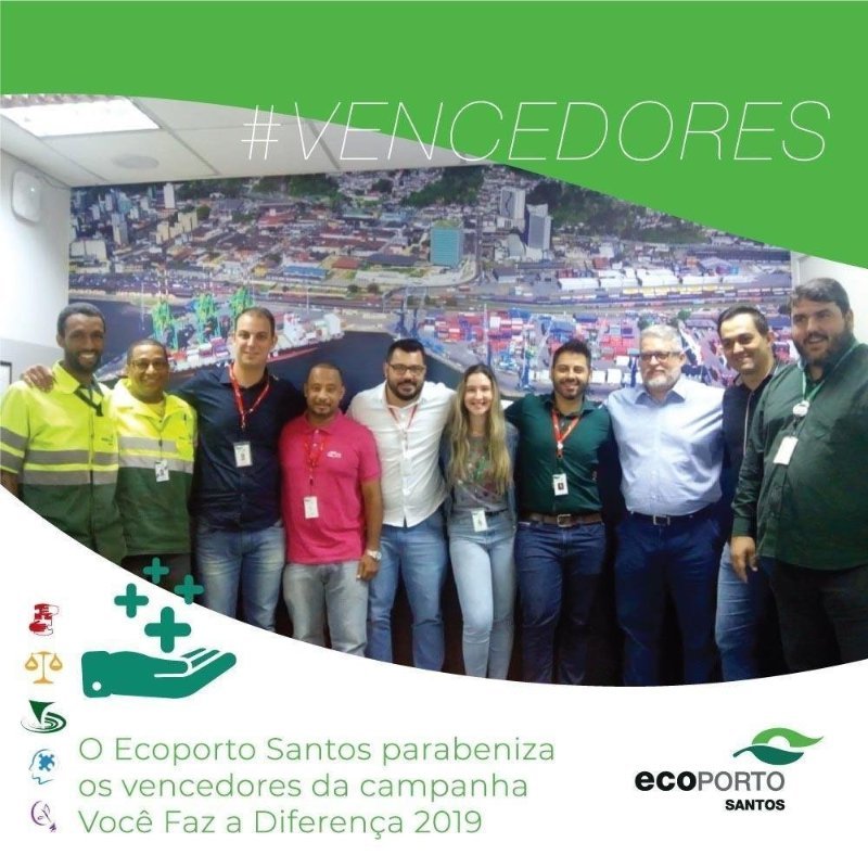 Ecoporto Santos promove campanha "Você Faz a Diferença"