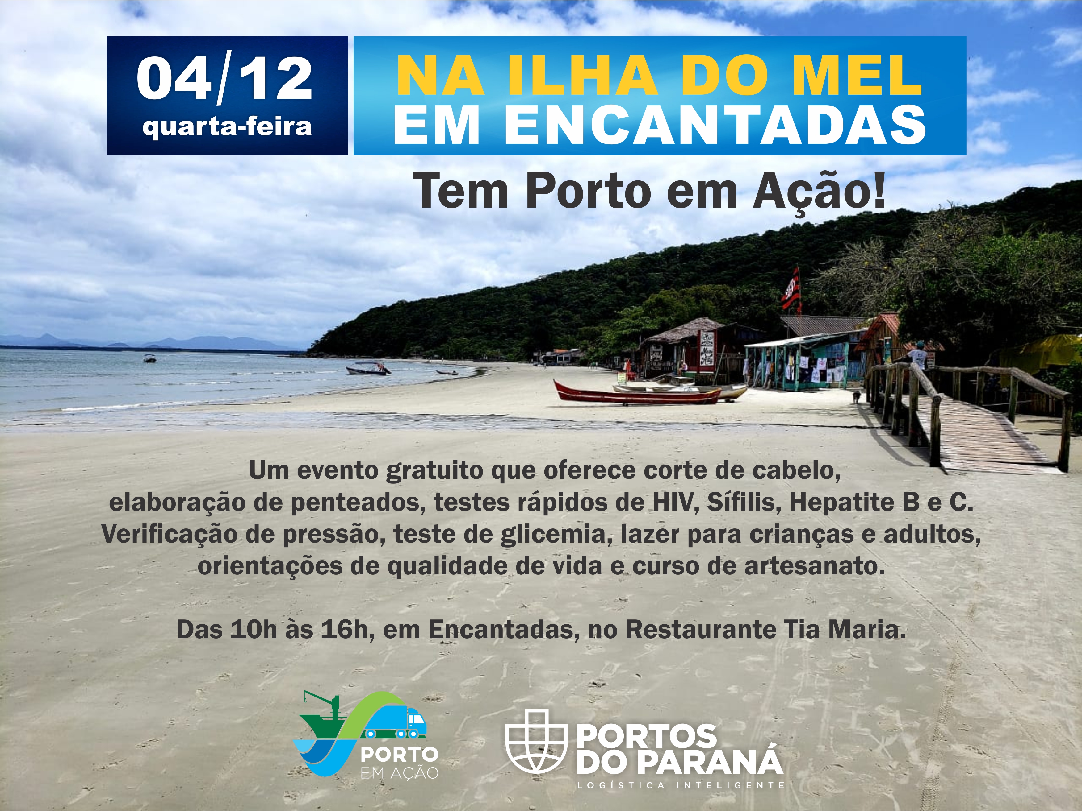 Aviso de pauta: Porto em ação na Ilha