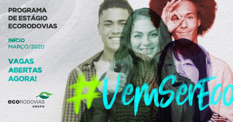 EcoRodovias inicia as inscrições para o Programa de Estágio