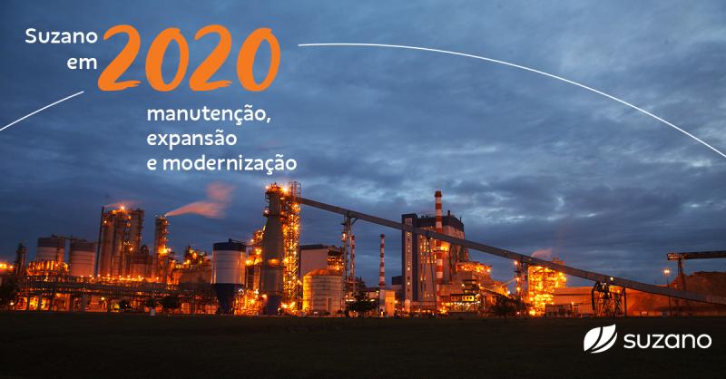 Suzano anuncia plano de investimentos para 2020