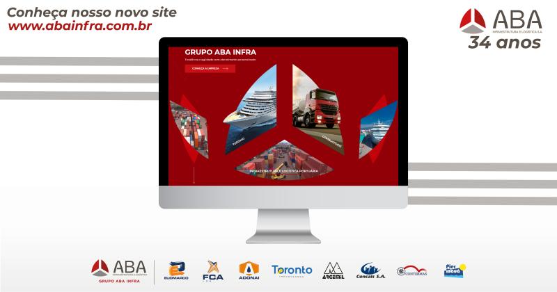 Grupo ABA Infra lança novo site