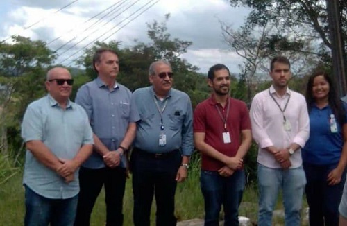 Presidente Bolsonaro visita o Porto de Aratu 