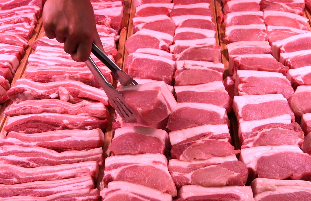 Importações de carne suína da China disparam em dezembro antes de Ano Novo Lunar