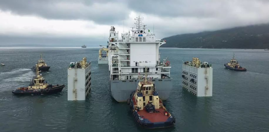 Após 54 dias, navio Xin Guang Hua conclui sua missão