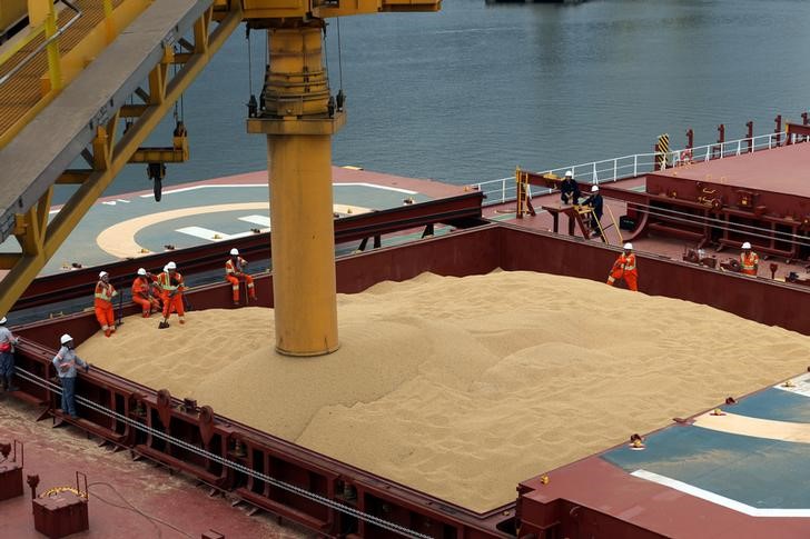 Importações de soja da China em dezembro saltam 67% na comparação anual
