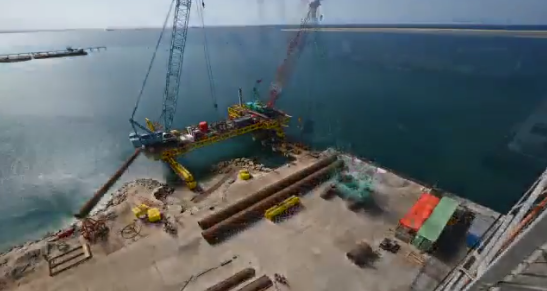 DP World está fazendo grande progressos no cais do Porto de Berbera