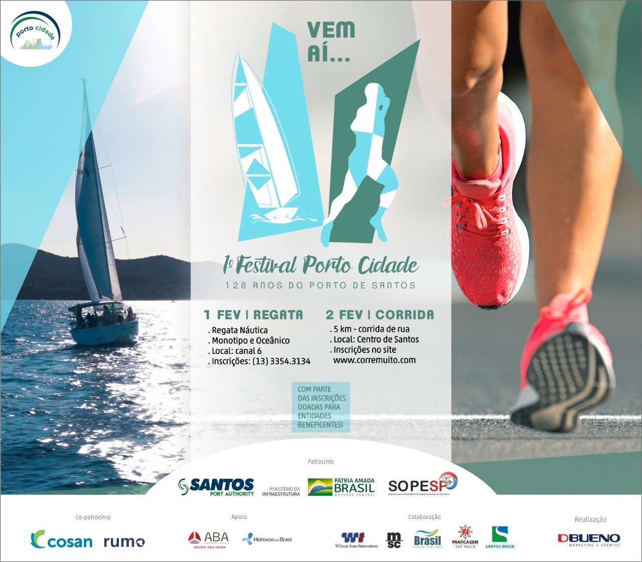 Santos Port Authority e SOPESP patrocinam 1º Festival Porto Cidade