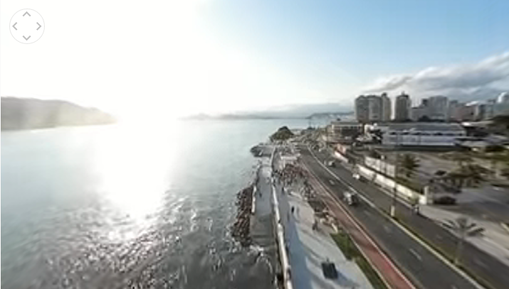 Confira a Nova Ponta da Praia de Santos/SP em 360º