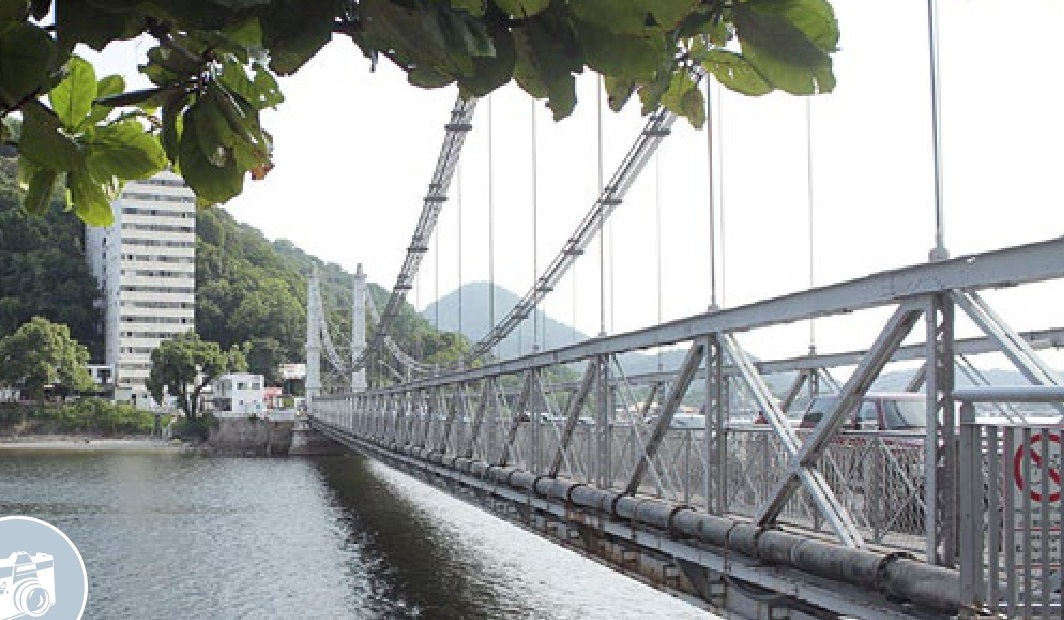 Ponte Pênsil é interditada para instalação de radar