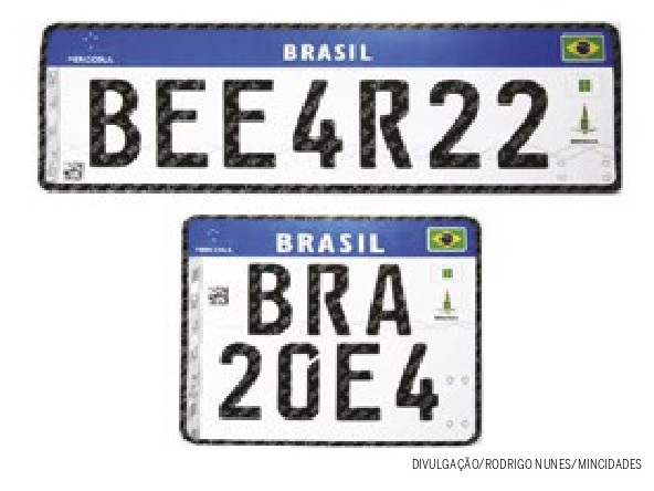 Placa Mercosul será obrigatória a partir do dia 31