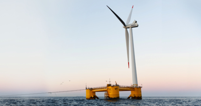 Parque eólico flutuante começa a gerar energia em Portugal