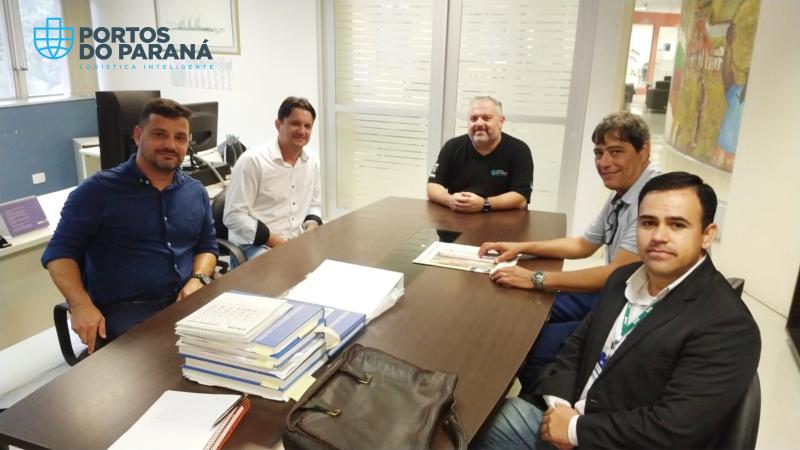Portos do Paraná recebeu nesta terça-feira, 4, a visita de representantes do Porto de São Francisco do Sul – SC.