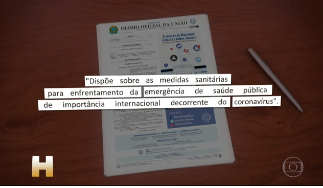 Projeto sobre combate ao coronavírus prevê possibilidade de exames médicos obrigatórios