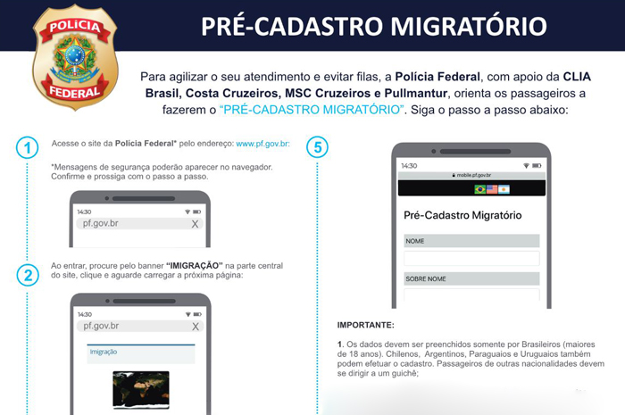 Segmento de cruzeiros lança Guia Ilustrado sobre embarques com QR Code