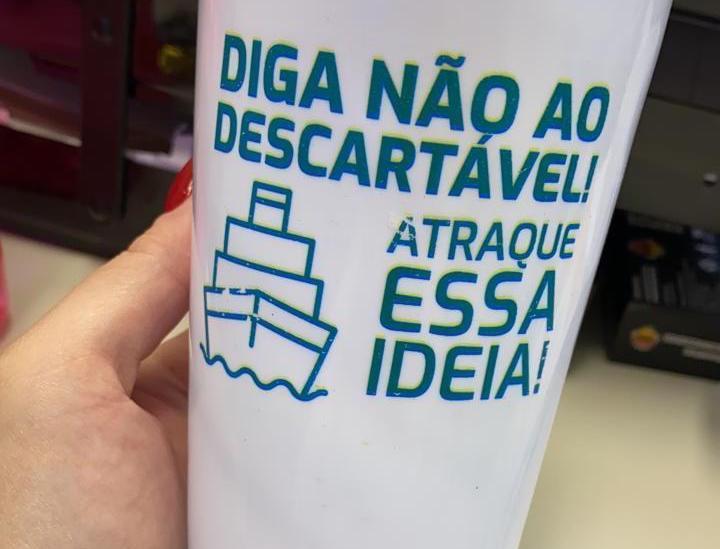 Complexo do Pecém realizou a ação “Diga não ao descartável! Atraque essa ideia!”