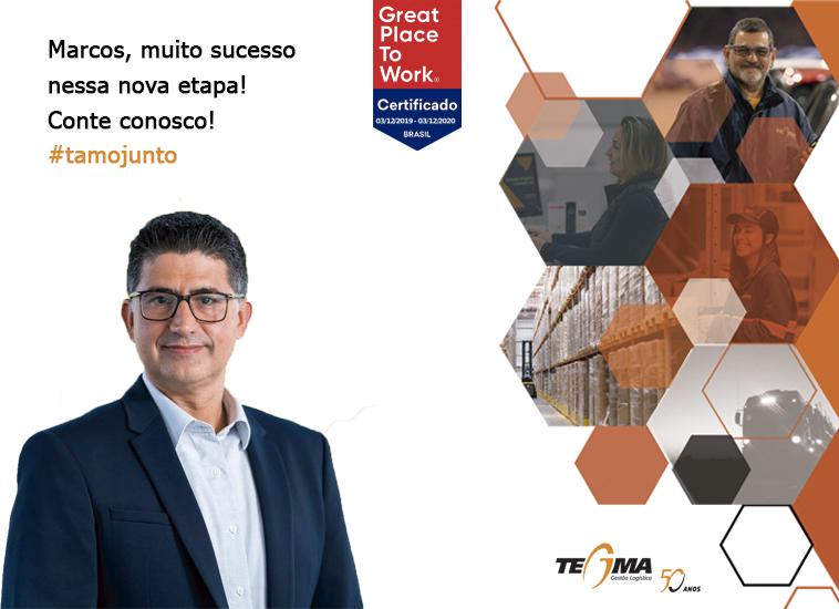 Tegma anunciou o novo presidente da companhia, Marcos Medeiros, que substituirá Gennaro Oddone