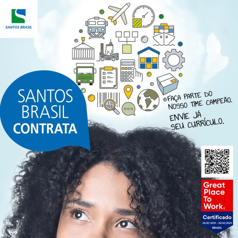 A Santos Brasil está com três vagas abertas em Guarujá/SP