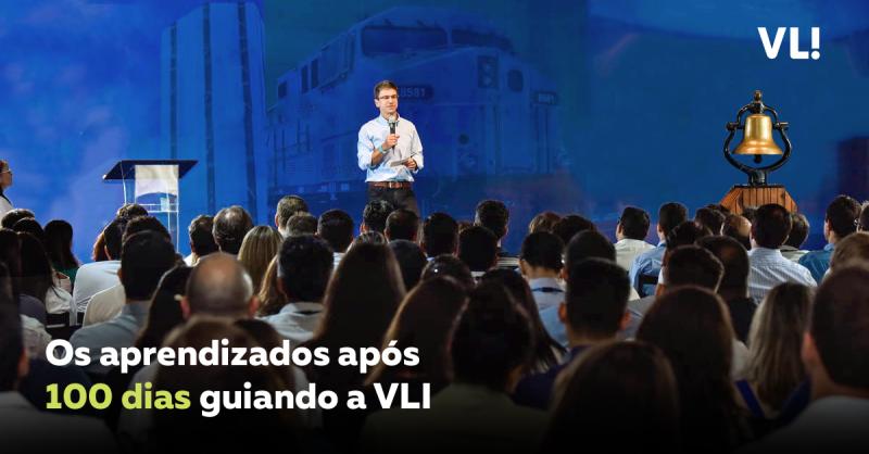 Após completar 100 dias à frente da presidência da VLI, Ernesto Pousada contou um pouco sobre a experiência de comandar a empresa e os aprendizados que teve até então