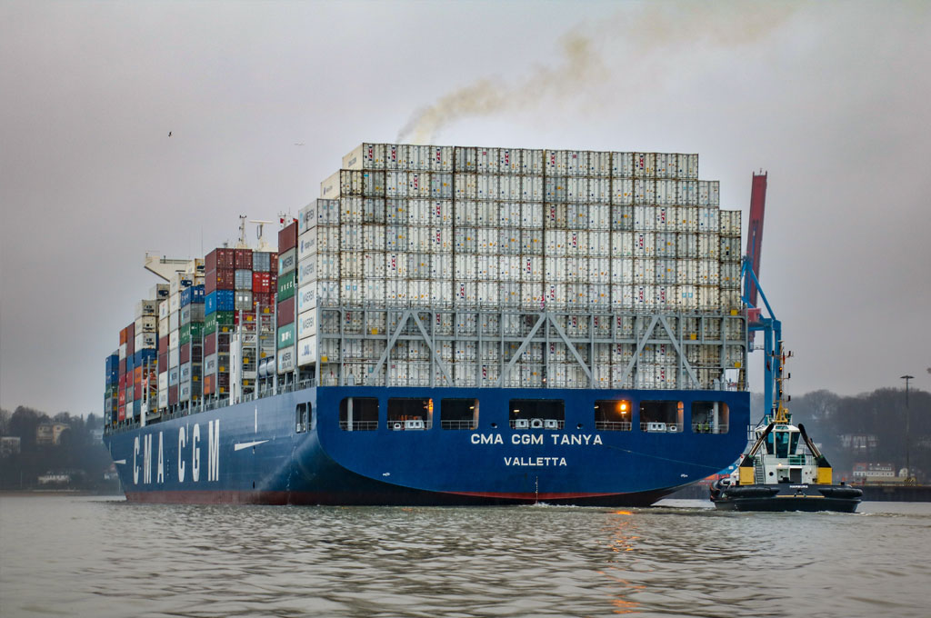 CMA CGM altera serviço Mediterrâneo-costa leste sul-americana
