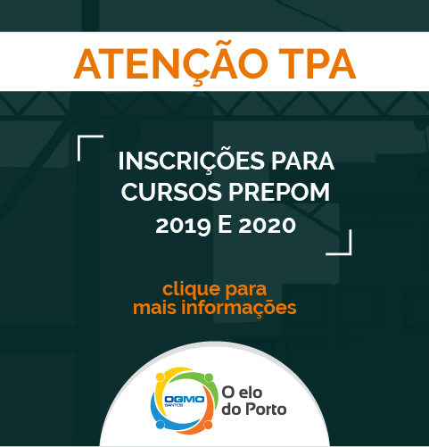 OGMO/Santos: Inscrições para Cursos PREPOM 2019 e 2020