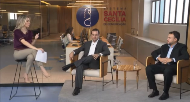 Entrevista do presidente da ACS Mauro Sammarco e do coordenador do Núcleo Jovem Guilherme Apparício