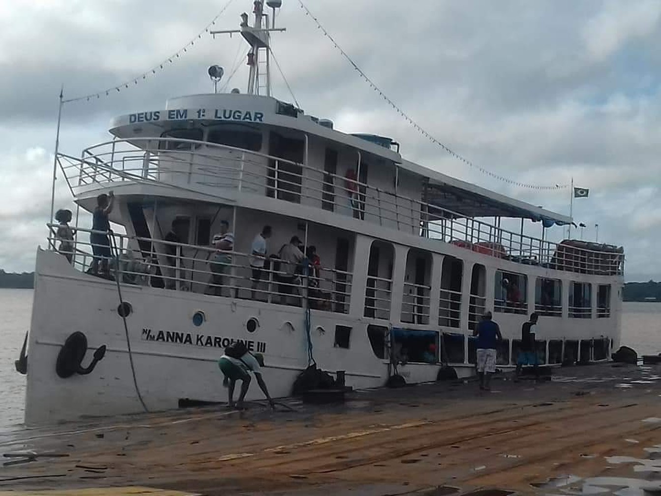 Navio que naufragou no AP não tinha autorização para operar no trecho do acidente, diz Antaq