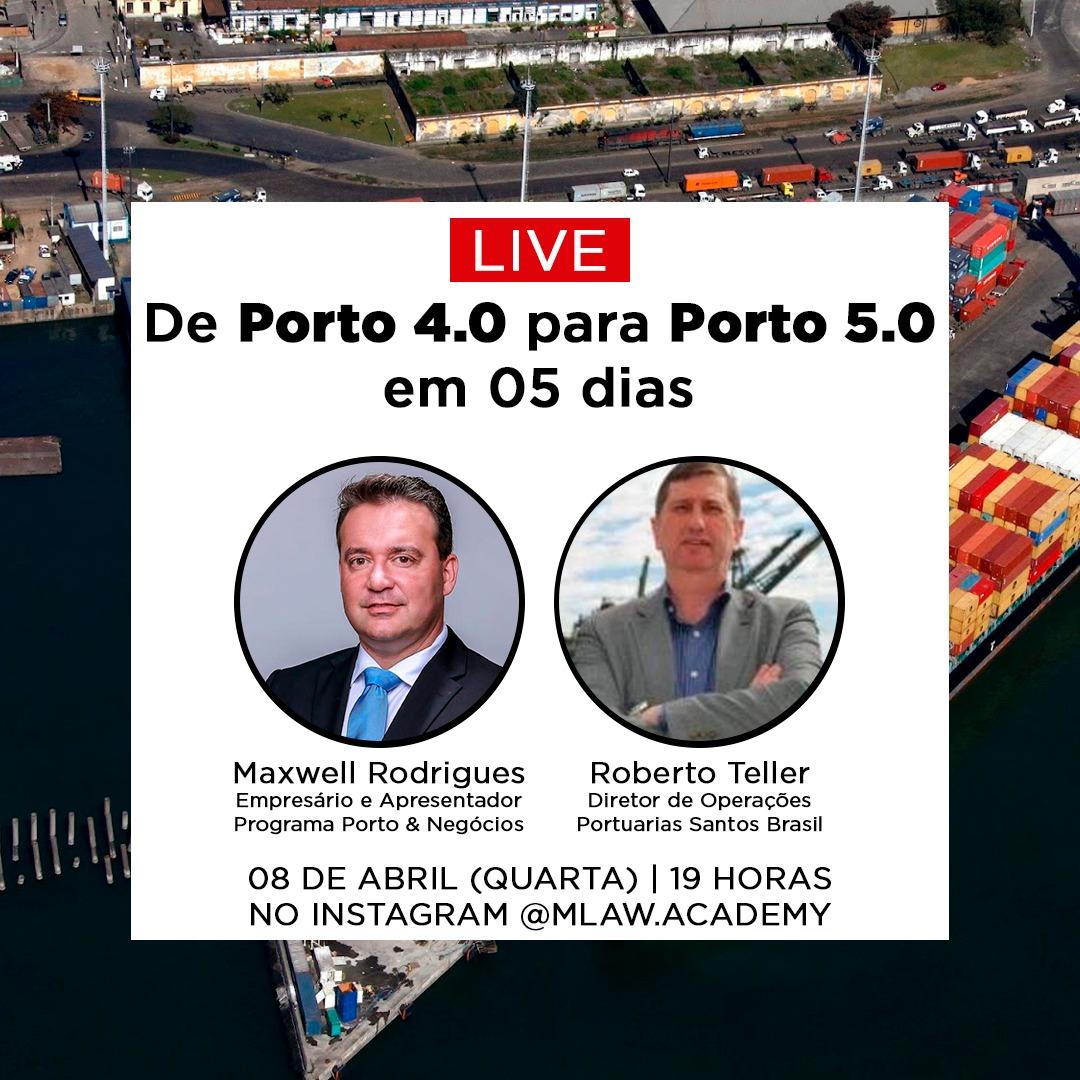 Live com Maxwell Rodrigues e Roberto Teller: "De Porto 4.0 para Porto 5.0 em 05 dias"