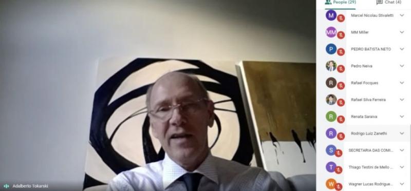 Diretor da ANTAQ reúne-se por videoconferência com a Comissão de Direito Marítimo e Portuário da OAB/SP