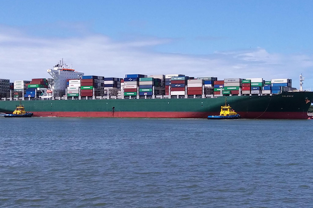 Nova etapa de manobras em Itajaí com navios de até 350 metros estão previstas para maio