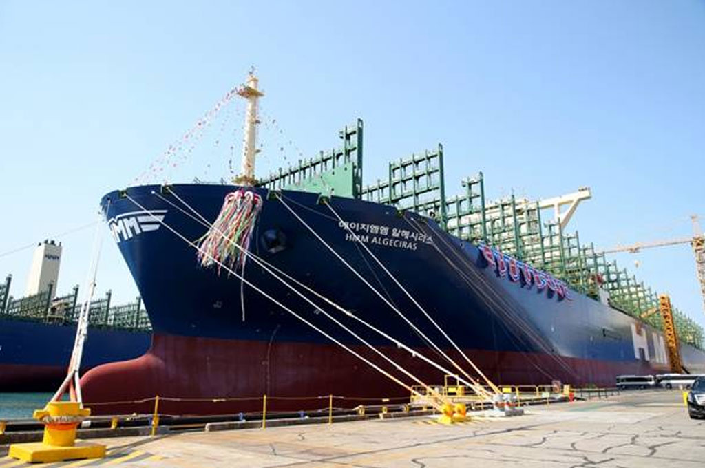 Hyundai apresenta o maior navio porta-contêineres do mundo