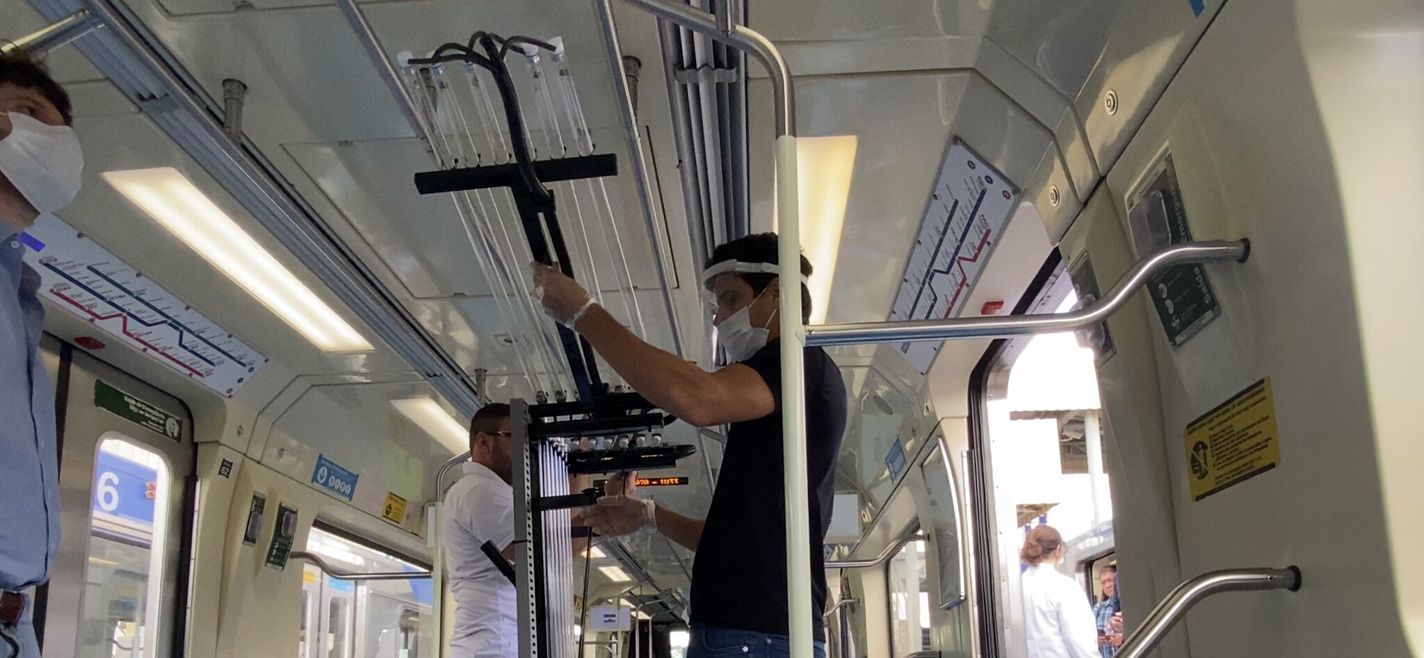 Transportes Metropolitanos testa tecnologia para combate ao Covid-19