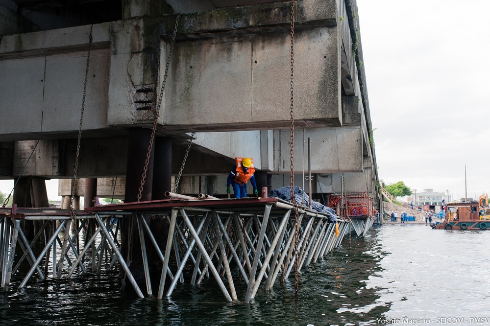 População pode acompanhar obra na Ponte dos Barreiros em tempo real