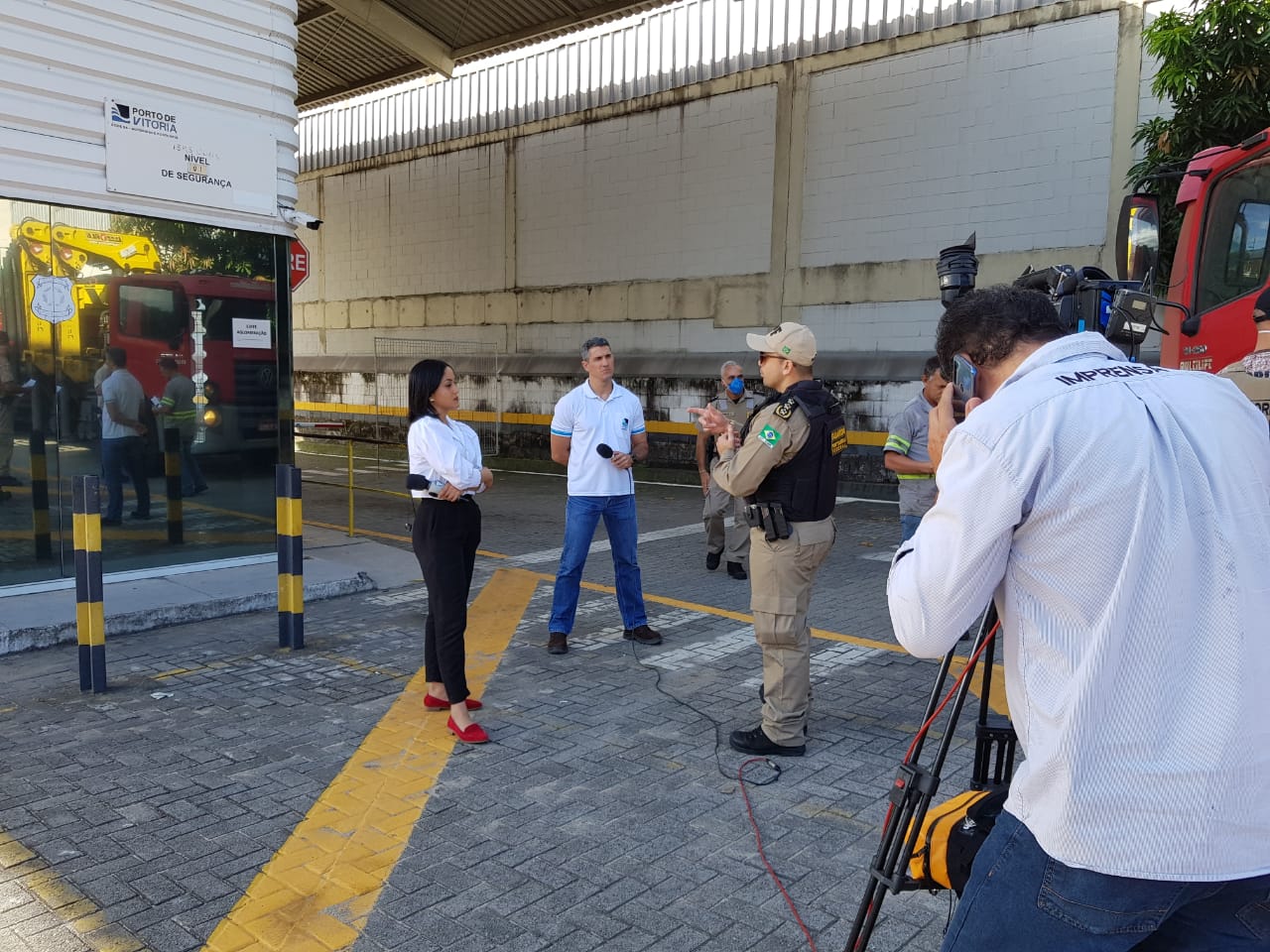 Porto de Vitória segue firme na prevenção à Covid19