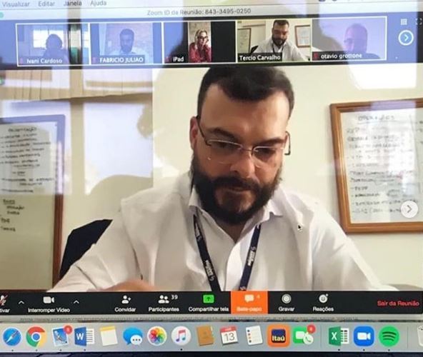 O diretor-presidente da SPA, Casemiro Tércio Carvalho, participou nesta segunda-feira (13/04) de videoconferência exclusiva com integrantes do Comitê Orientador e de patrocinadores do Fórum Regional Sudeste Export