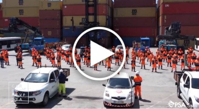 Colaboradores da PSA Sines homenageiam quem enfrenta COVID-19